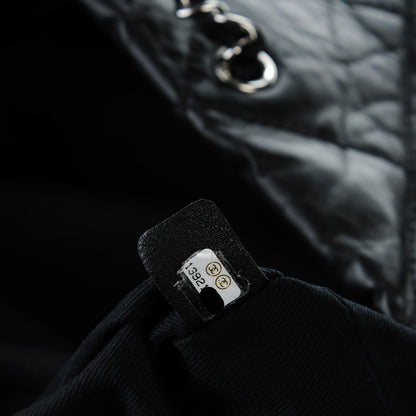 Chanel Aged Calfskin Oversized Reissue Drawstring Tote Black 7 of 7