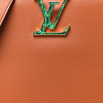 Louis Vuitton Calfskin Bolsa Capucines BB Caramel 7 of 9