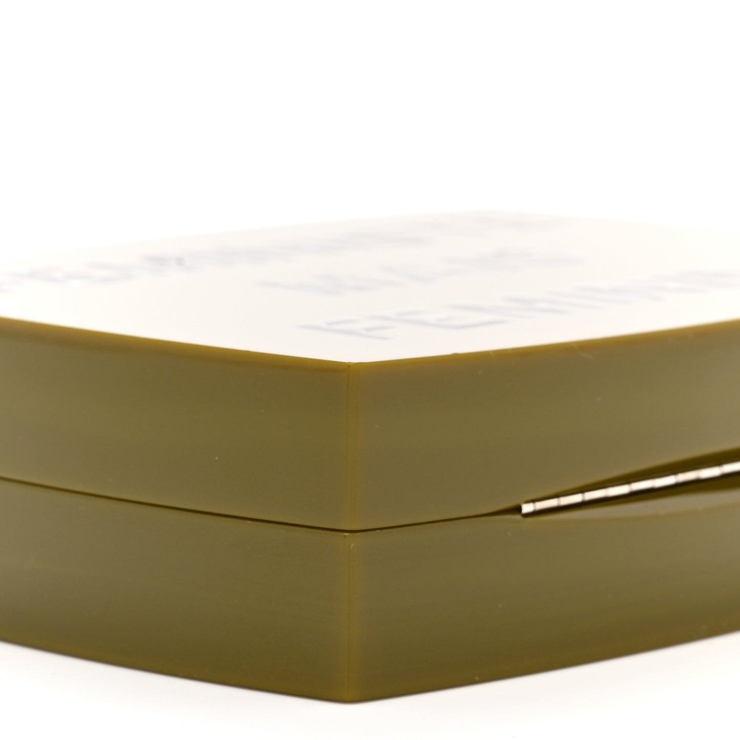Acryllic Feministe Maize Feminine Box Clutch Green