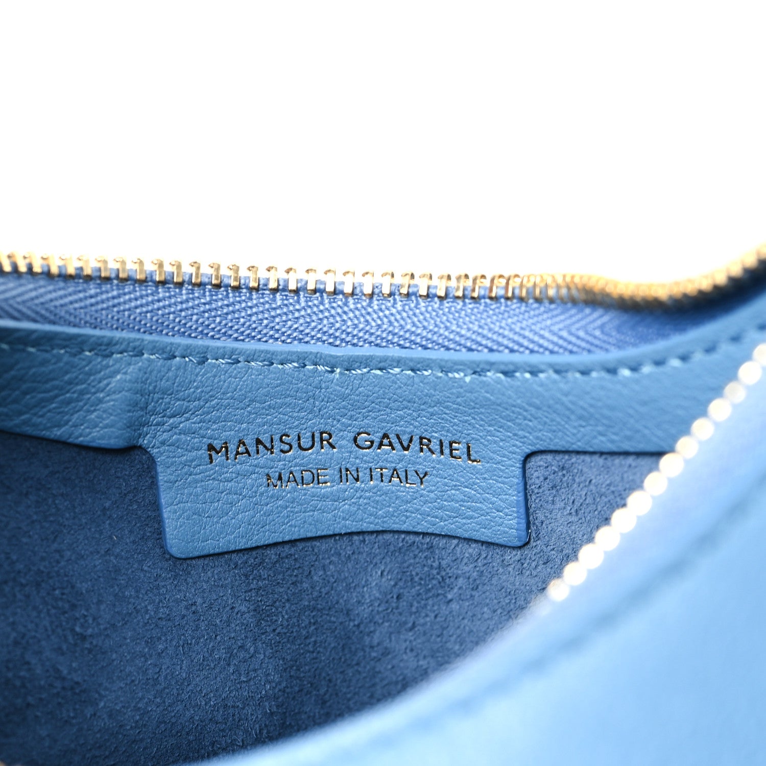 Mansur Gavriel Tumbled Calfskin Mini Candy Bag Lago 6 of 9