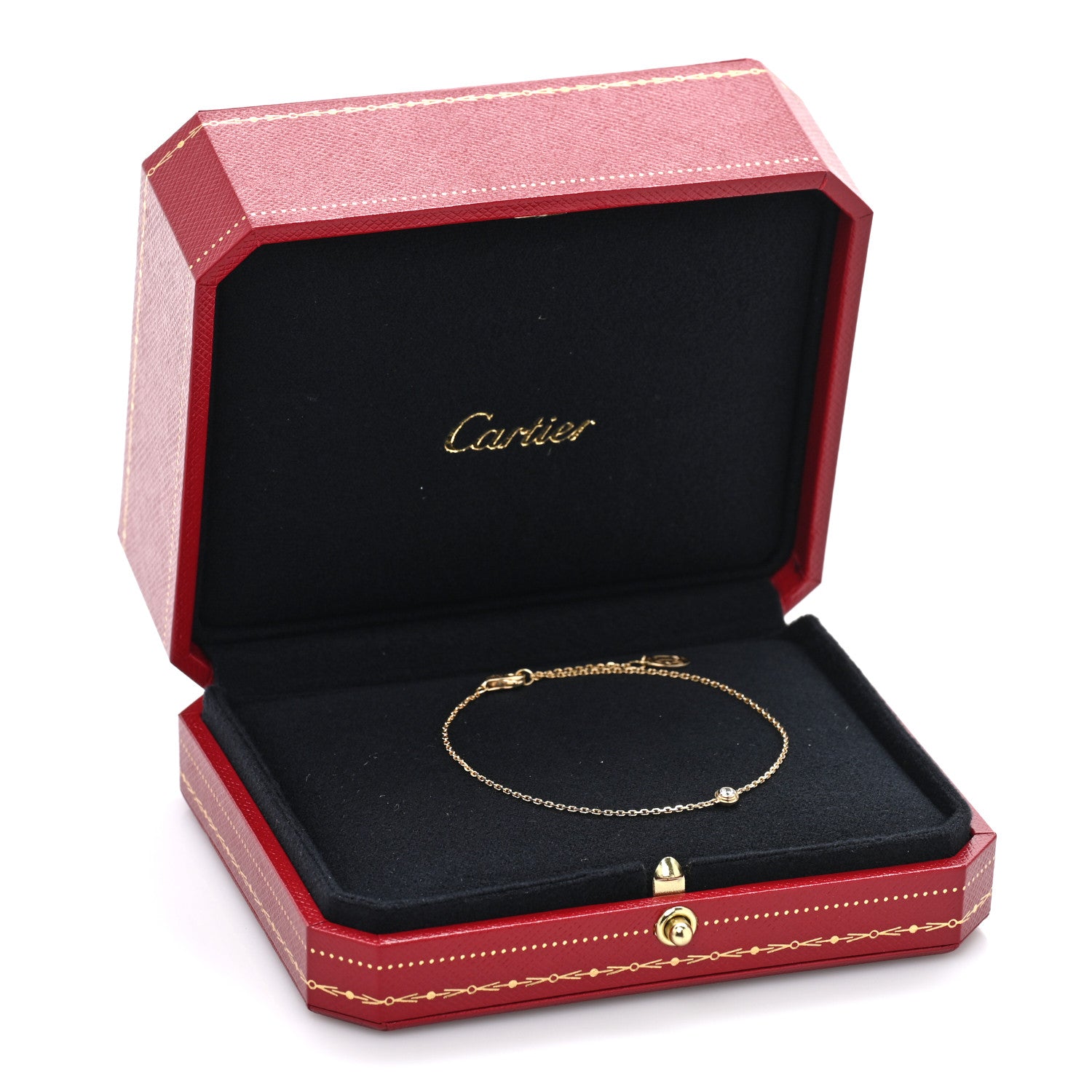 Cartier 18K Yellow Gold Diamond XS D'Amour Bracelet 4 of 4