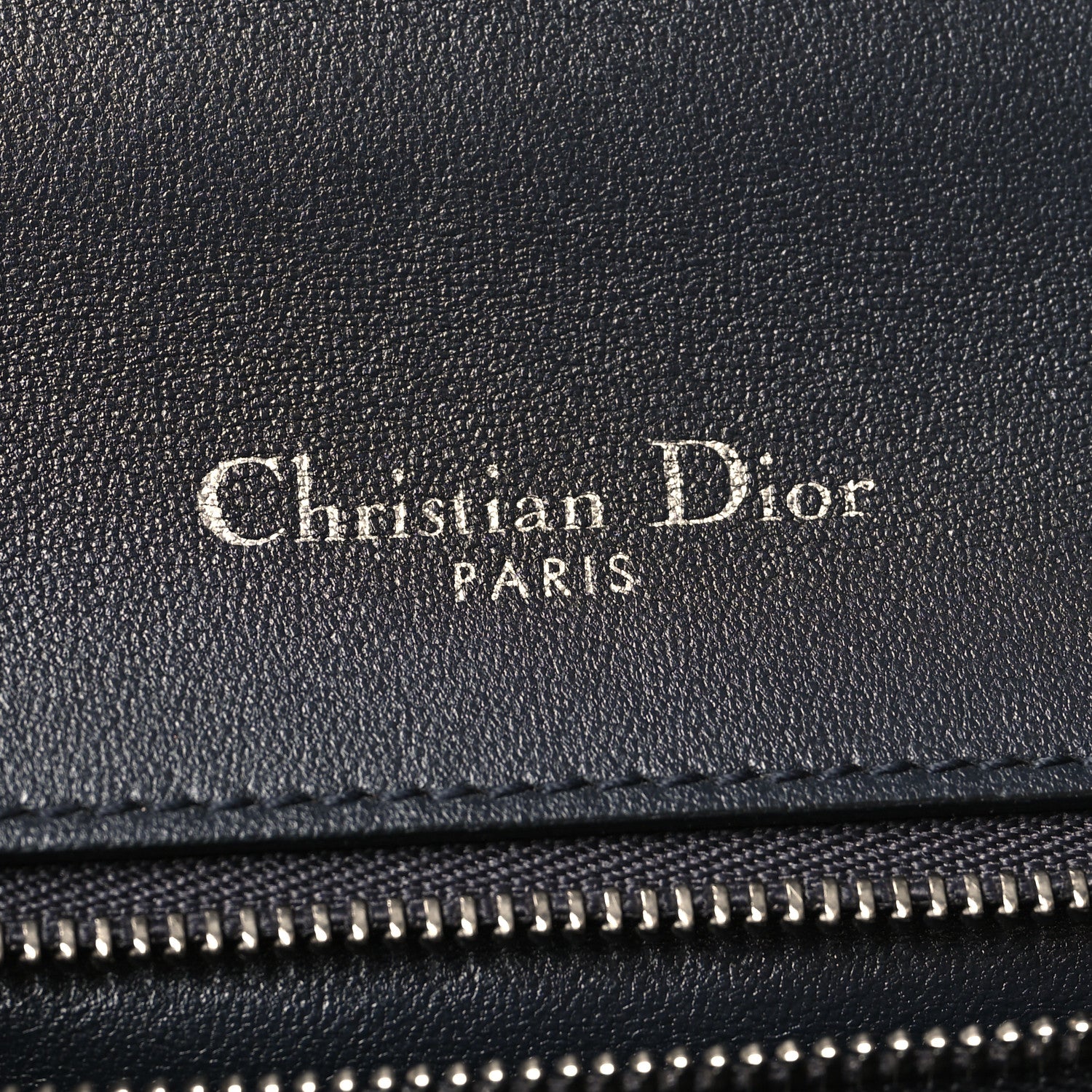 Christian Dior Metallic Patent Micro-Cannage Medium Diorama Flap Bag Silver 6 of 9
