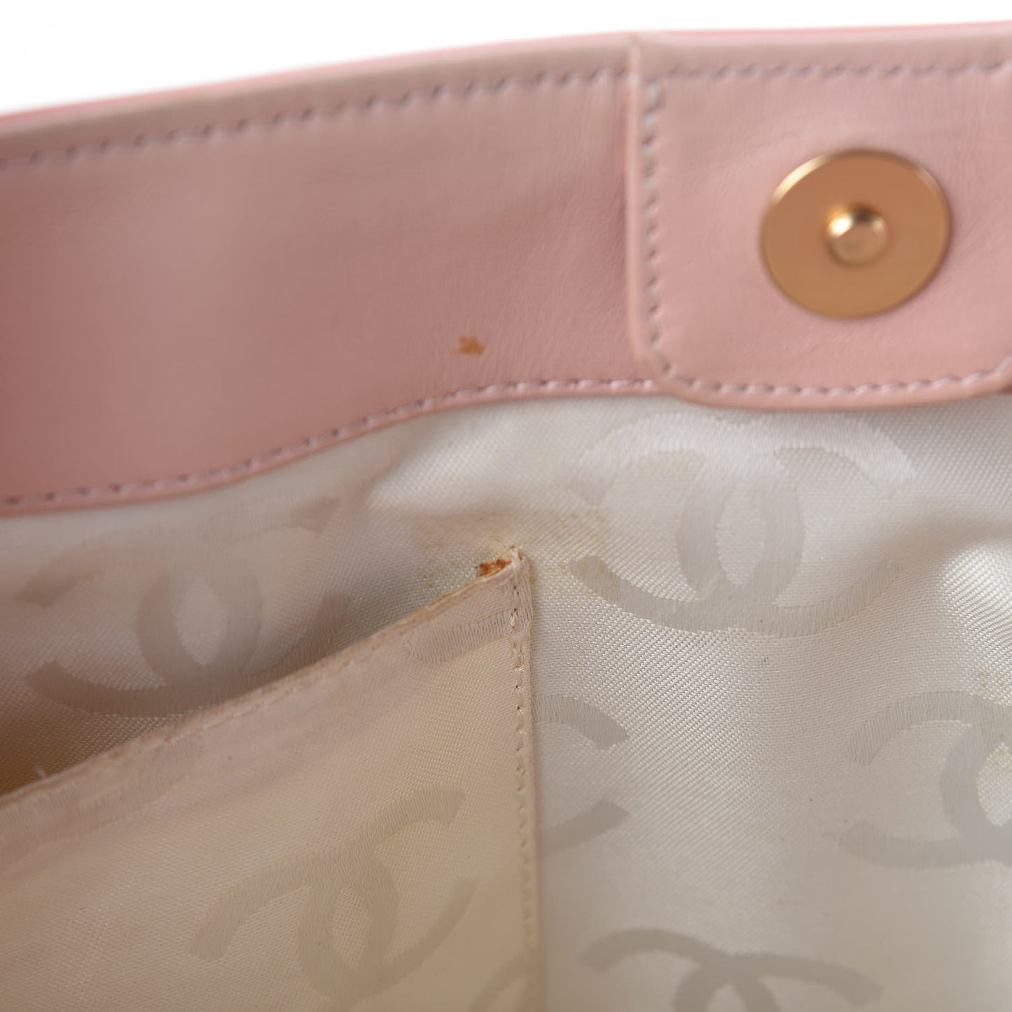 Patent CC Logo Tote Pink