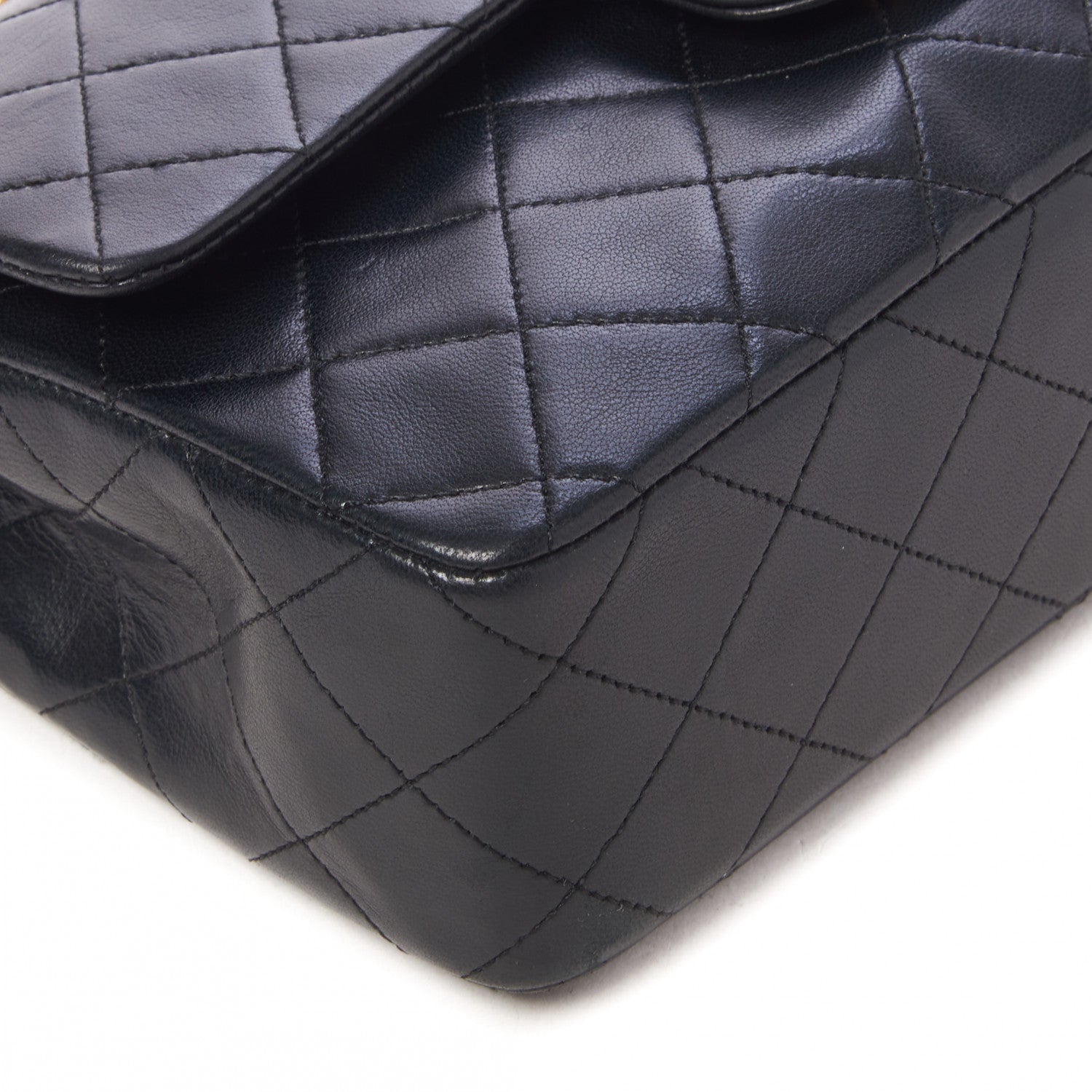 Chanel Lambskin Quilted Small Double Flap Black 5 of 9