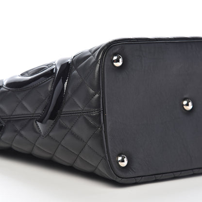 Chanel Calfskin Quilted Large Cambon Tote Black 13 of 16