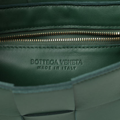 Bottega Veneta Lambskin Maxi Intrecciato Cassette Crossbody Bag Raintree Green 6 of 8