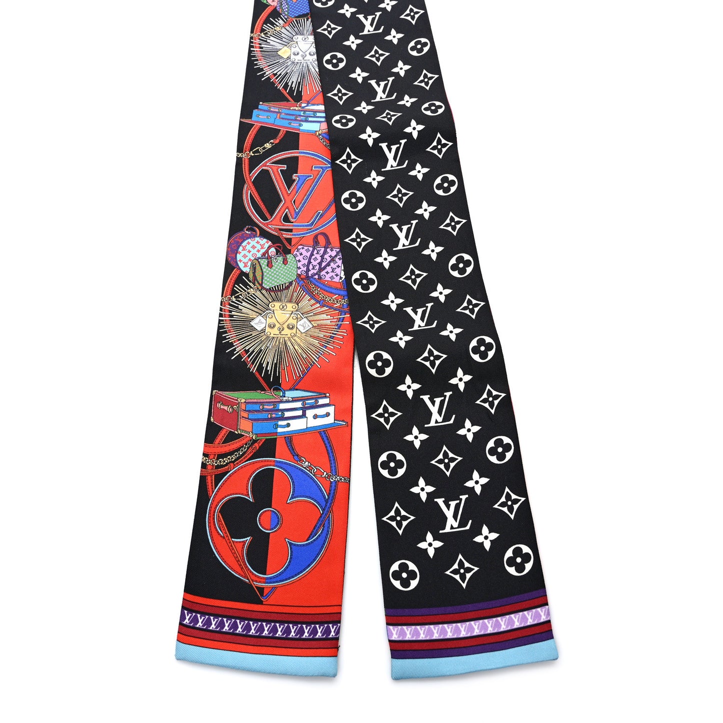 Silk Monogram All In LV Bandeau Black