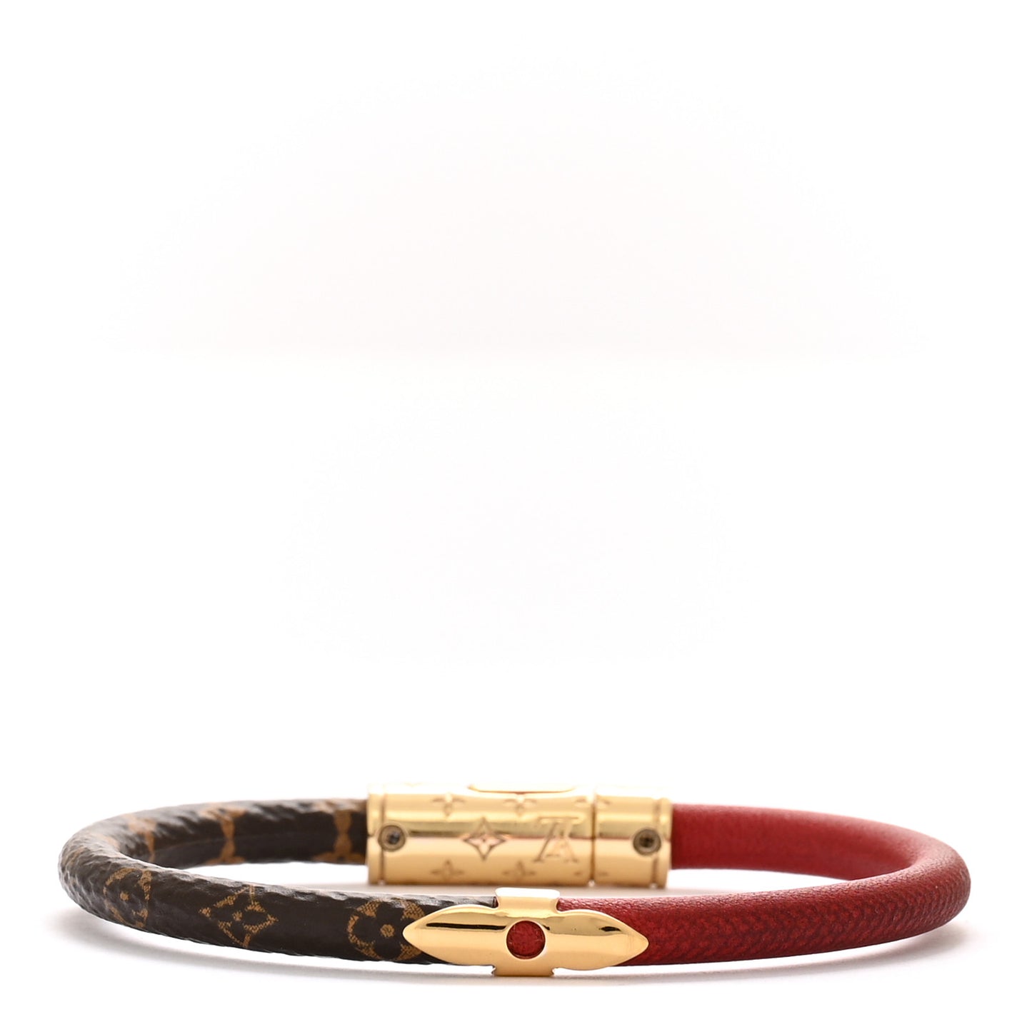 Monogram Daily Confidential Bracelet 17 Red
