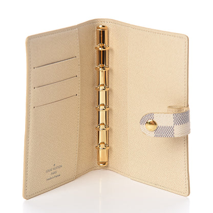 Louis Vuitton Damier Azur Small Ring Agenda Cover 5 of 6