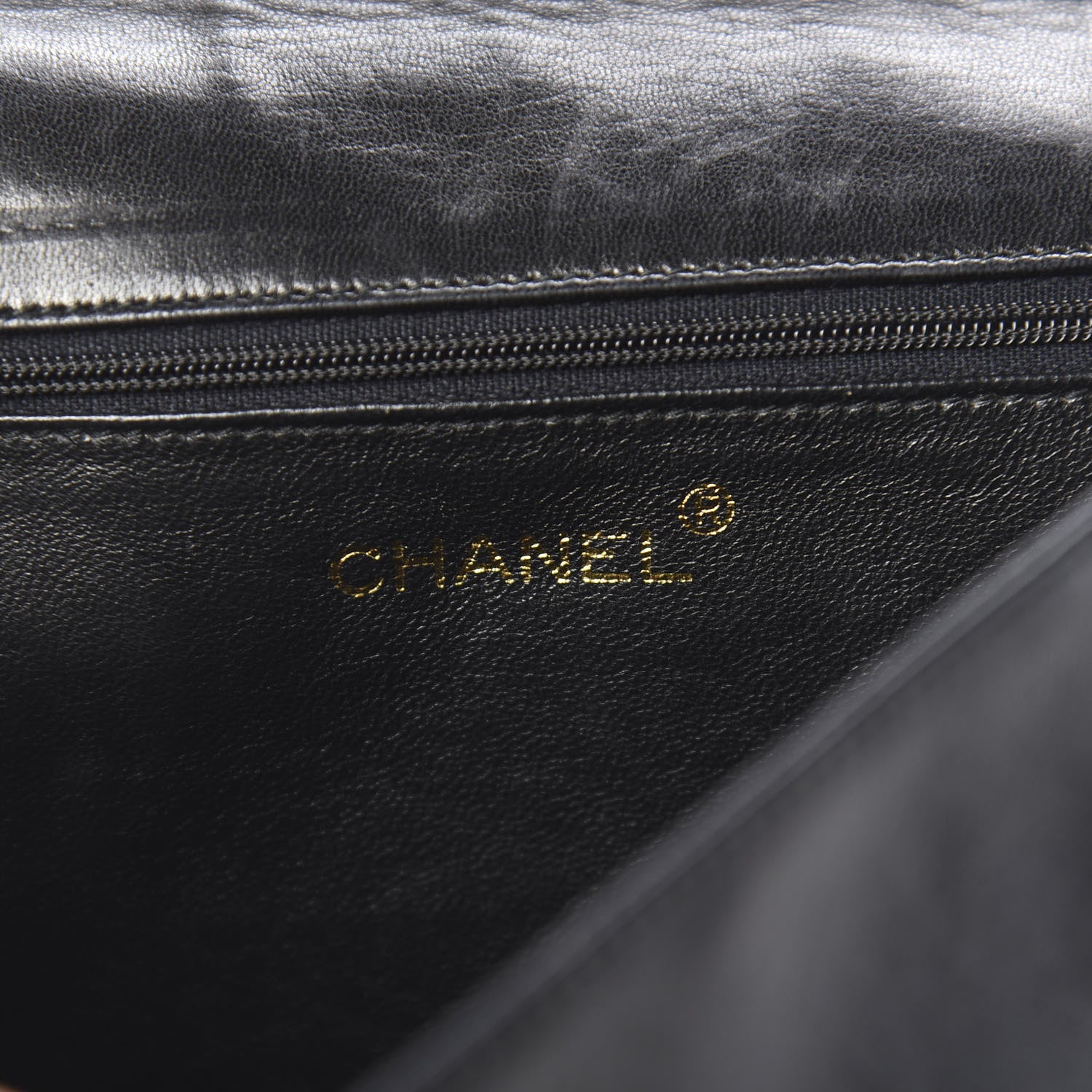 Chanel Lambskin Quilted Small Single Flap Black 6 of 11