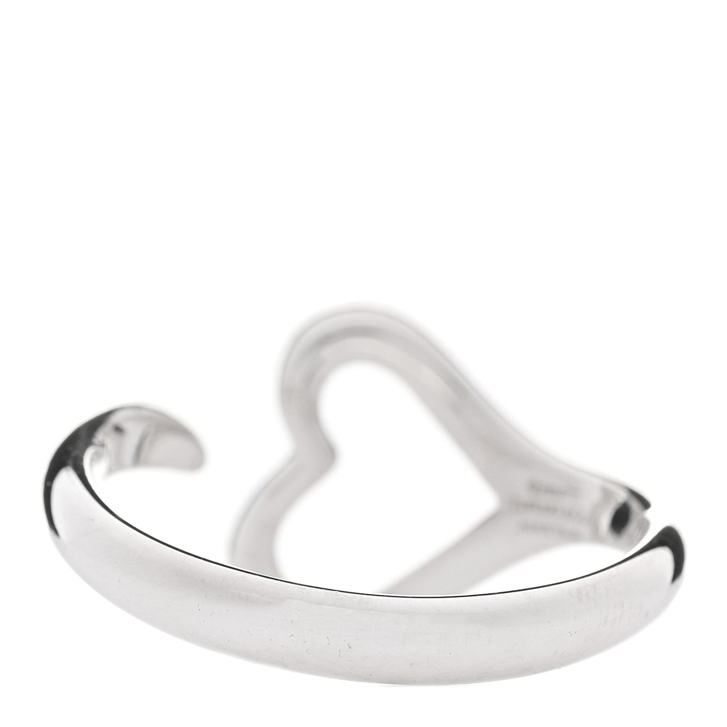 Sterling Silver Elsa Peretti Open Heart Ring 53 6.5