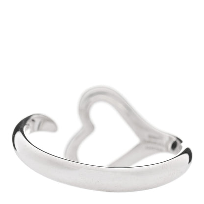 Tiffany Sterling Silver Elsa Peretti Open Heart Ring 53 6.5 3 of 5