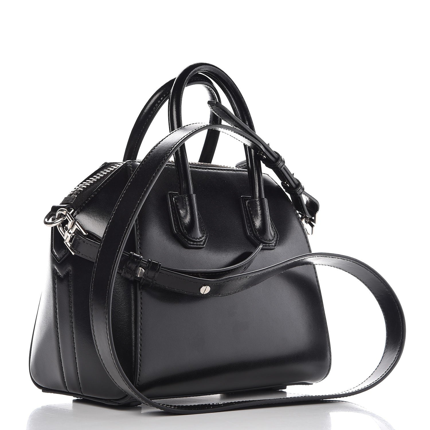 Givenchy Shiny Lord Calfskin Mini Antigona Black 3 of 8