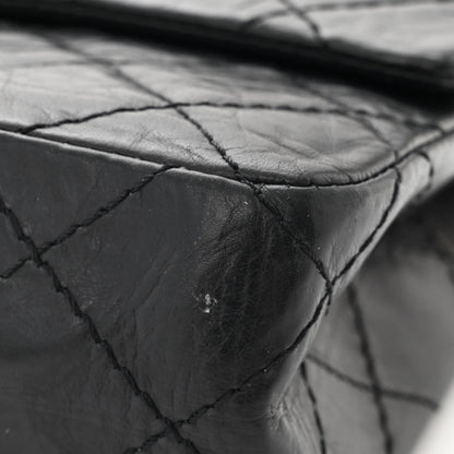 Chanel Aged Calfskin Quilted 50th Anniversary 2.55 Reissue 226 Flap Black 11 of 12