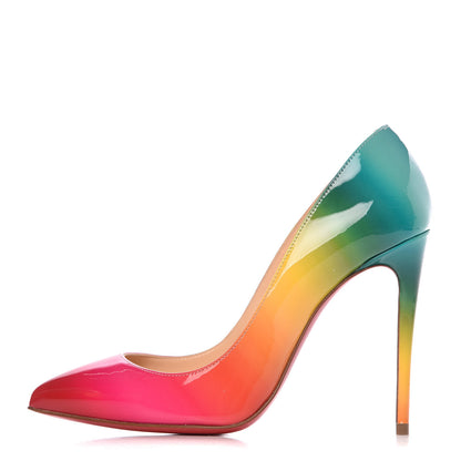 Christian Louboutin Patent Rainbow Pigalle Follies 100 Pumps 35 Multicolor 1 of 8