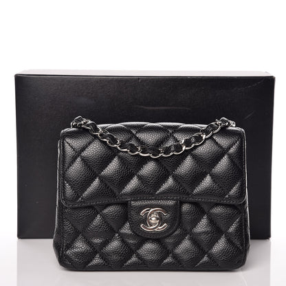 Chanel Caviar Quilted Mini Square Flap Black 13 of 13