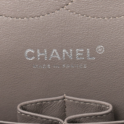 Chanel Patent Calfskin Quilted Jumbo Double Flap Grey 5 of 14