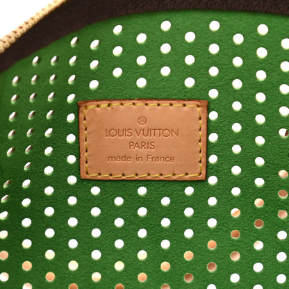 Louis Vuitton Monogram Perforated Speedy 30 Green 6 of 10