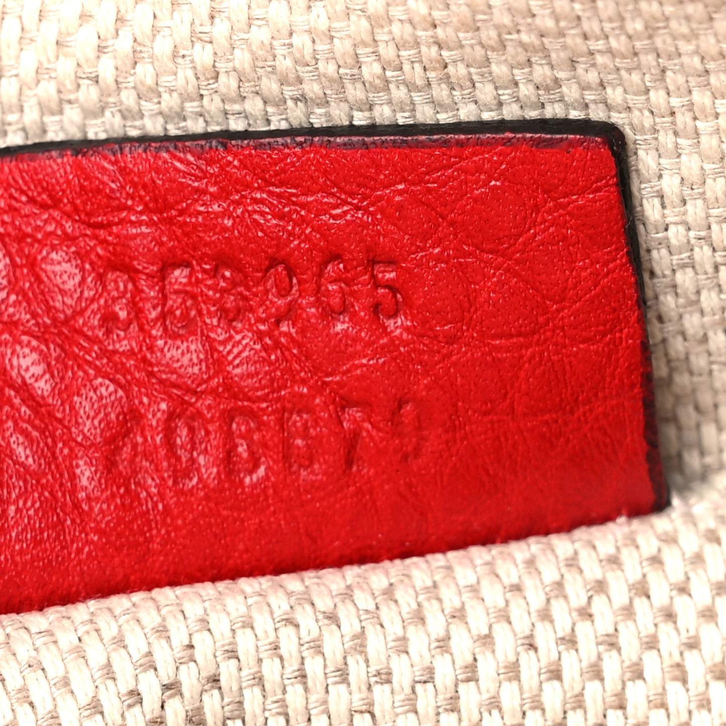 Pebbled Calfskin Mini Soho Chain Bag Tabasco Red
