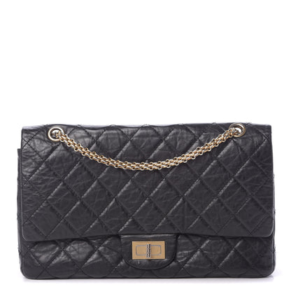 Chanel Aged Calfskin Quilted 2.55 Reissue 227 Flap Black 1 of 15