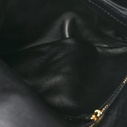 Gucci Roxy Calfskin Web Medium Studded Blondie Shoulder Flap Bag Black 6 of 11