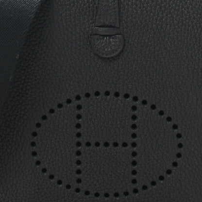 Hermes Taurillon Clemence Evelyne TPM Black 8 of 11