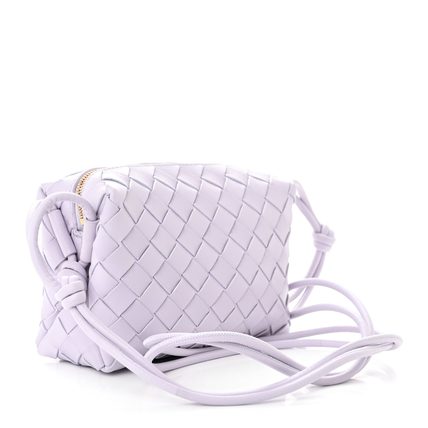 Bottega Veneta Nappa Intrecciato Mini Loop Camera Bag Oyster 3 of 9
