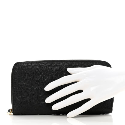 Louis Vuitton Empreinte Zippy Wallet Black 2 of 7