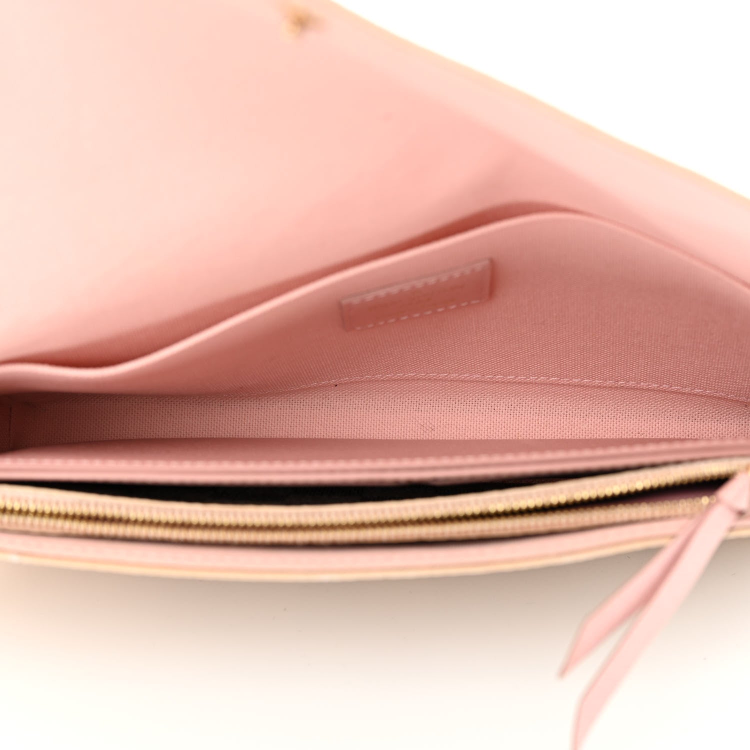 Louis Vuitton Damier Azur Pochette Felicie Chain Wallet Rose Ballerine 6 of 15