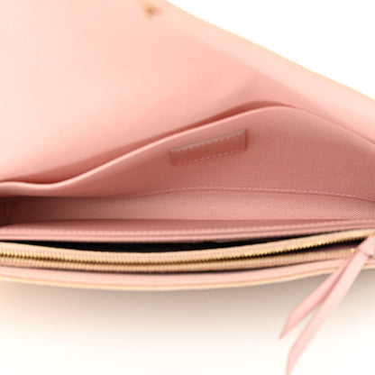 Louis Vuitton Damier Azur Pochette Felicie Chain Wallet Rose Ballerine 6 of 15