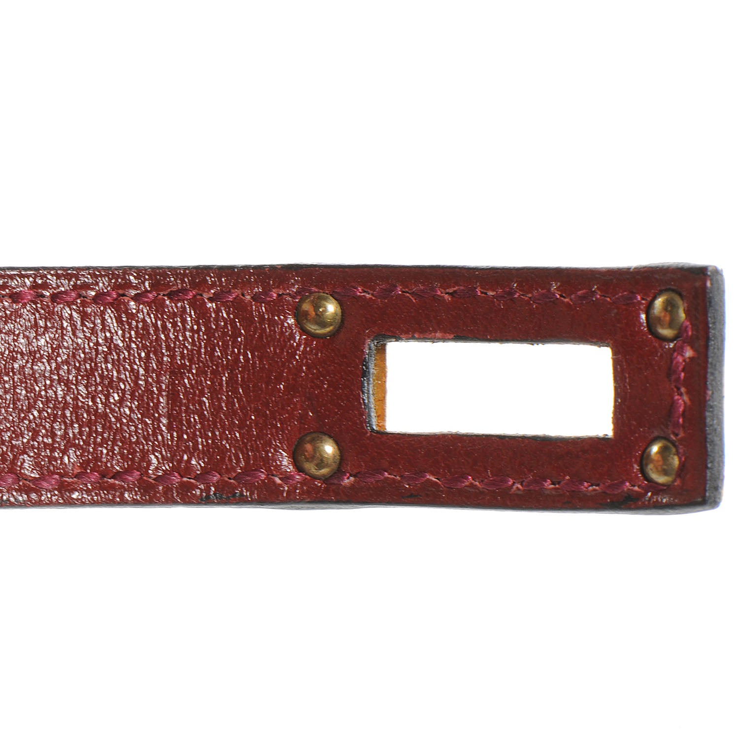 Hermes Chamonix Kelly Double Tour Bracelet Small Rouge H 4 of 5