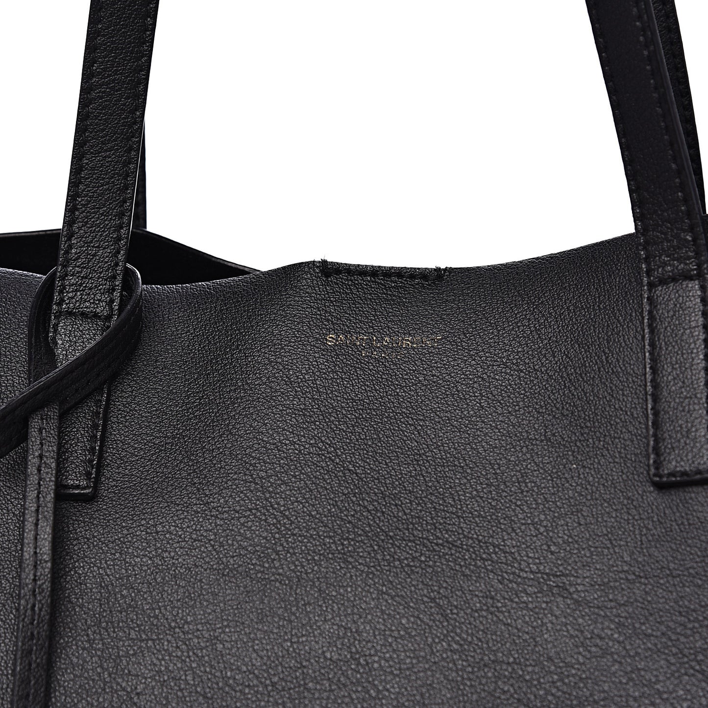 Calfskin Large Shopping Tote Black