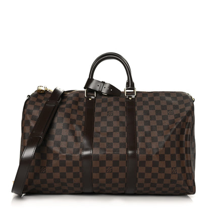Louis Vuitton Damier Ebene Keepall Bandouliere 45 1 of 11