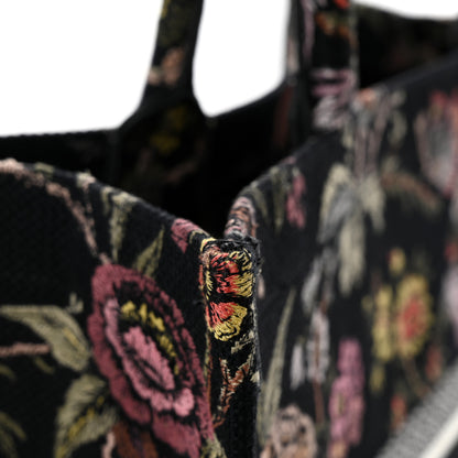 Christian Dior Canvas Jardin Botanique Embroidered Large Book Tote Black Multicolor 14 of 14