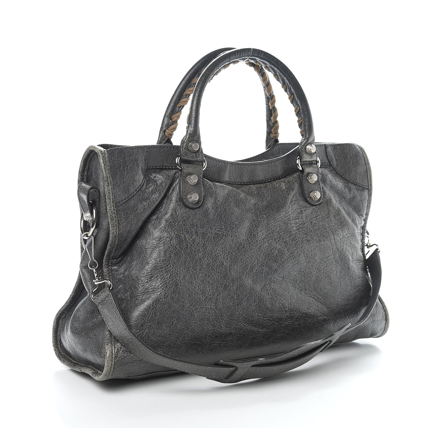 Balenciaga Agneau Giant 12 Silver Hardware City Gris Tarmac 3 of 12