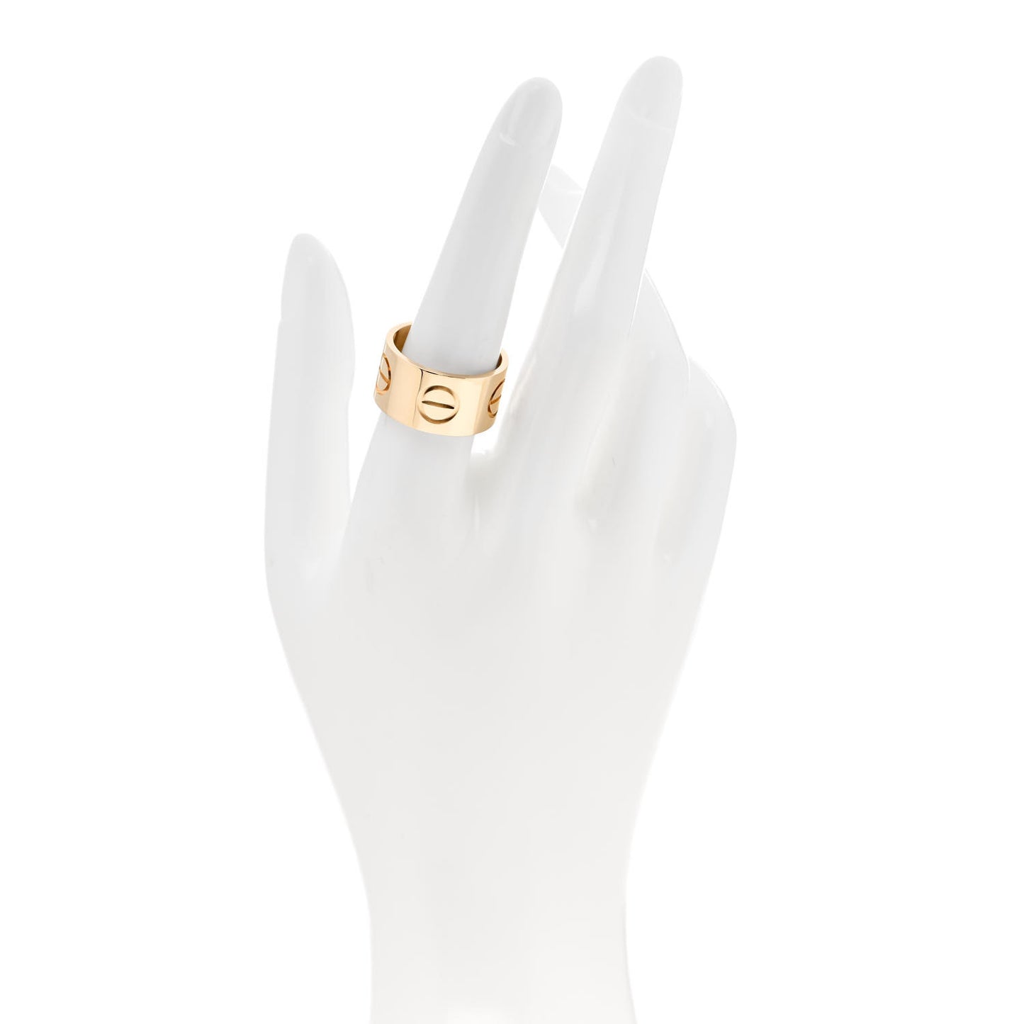 18K Yellow Gold 11mm LOVE Ring 57 8