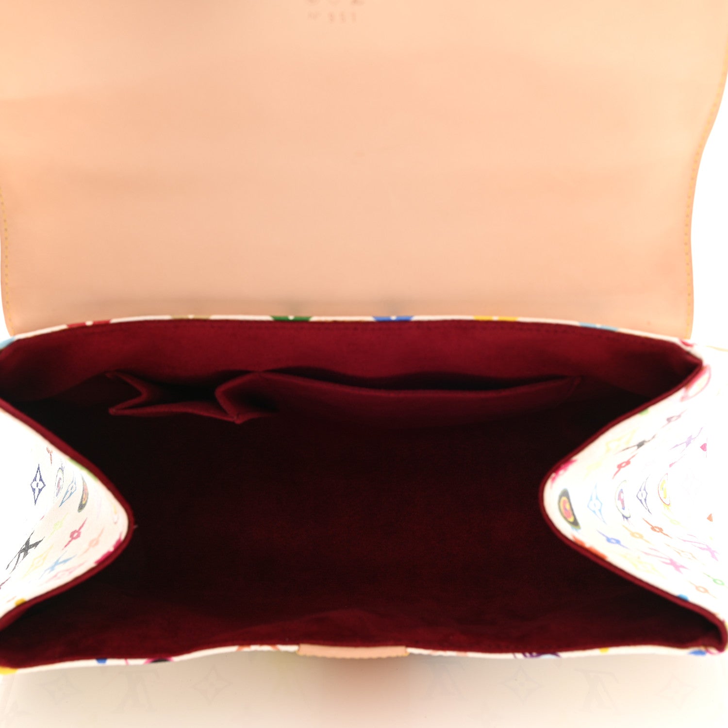 Louis Vuitton Monogram Multicolor Murakami Eye Love You White 5 of 12
