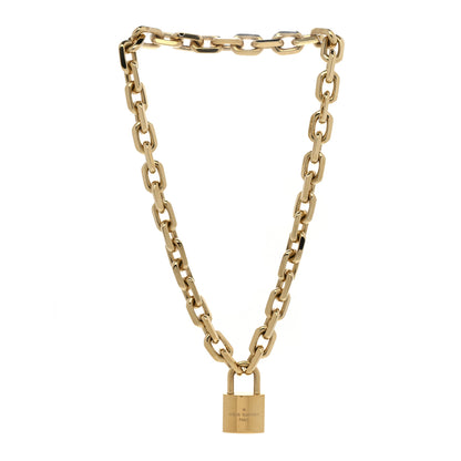 Louis Vuitton LV Edge Necklace Cadenas Gold 1 of 4