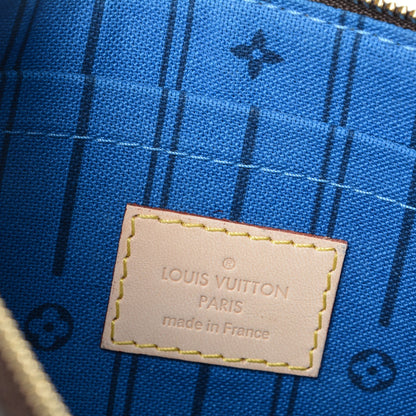 Louis Vuitton Monogram My LV Heritage Neverfull MM GM Pochette Blue de France White 6 of 7