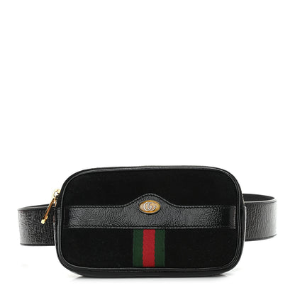 Gucci Suede Patent Ophidia Belted iPhone Case 85 34 Black 1 of 8