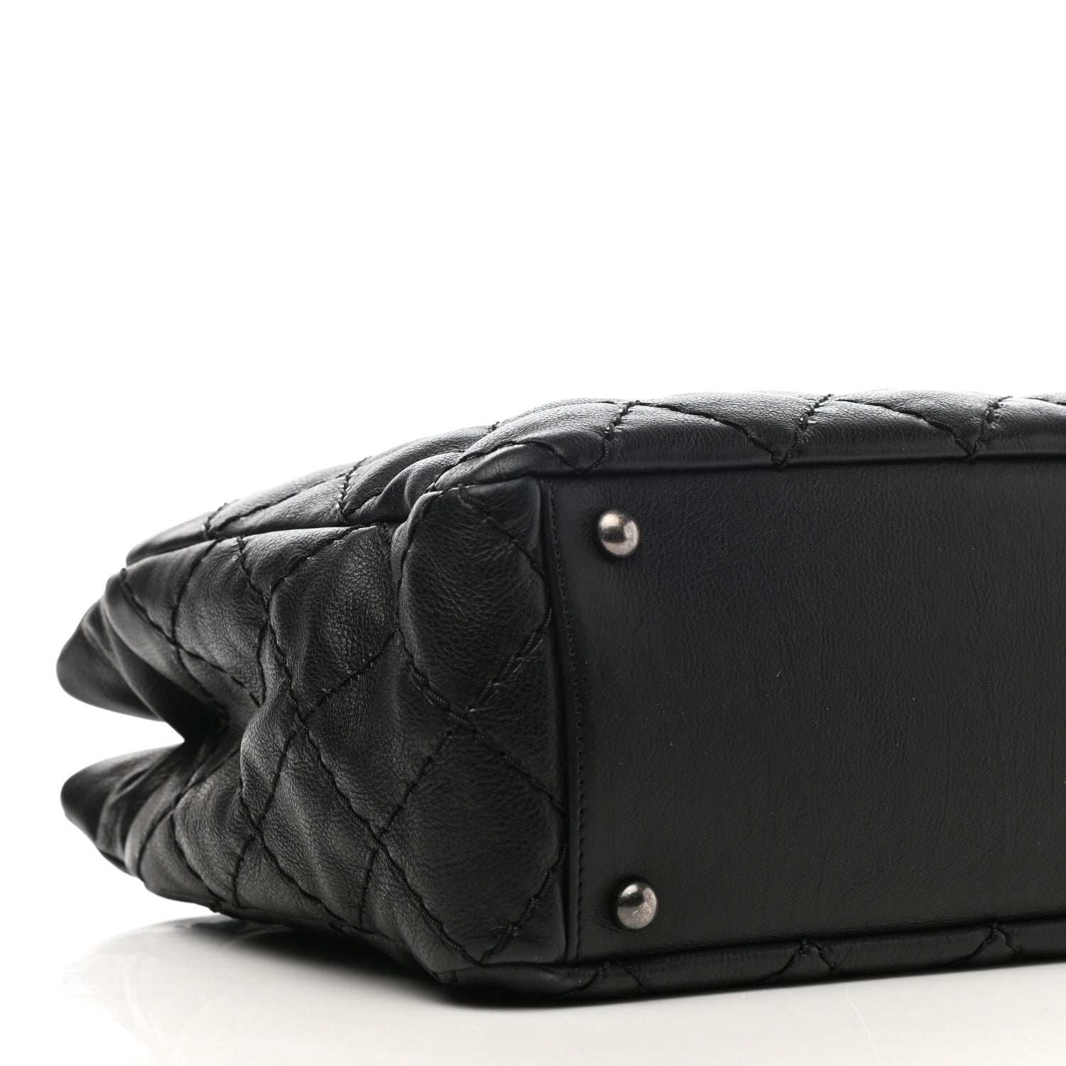 Chanel Calfskin Medium Stitch It Tote Black 7 of 9