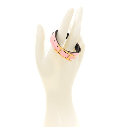 Hermes Swift Behapi Double Tour Bracelet T3 Mauve Pale 3 of 12