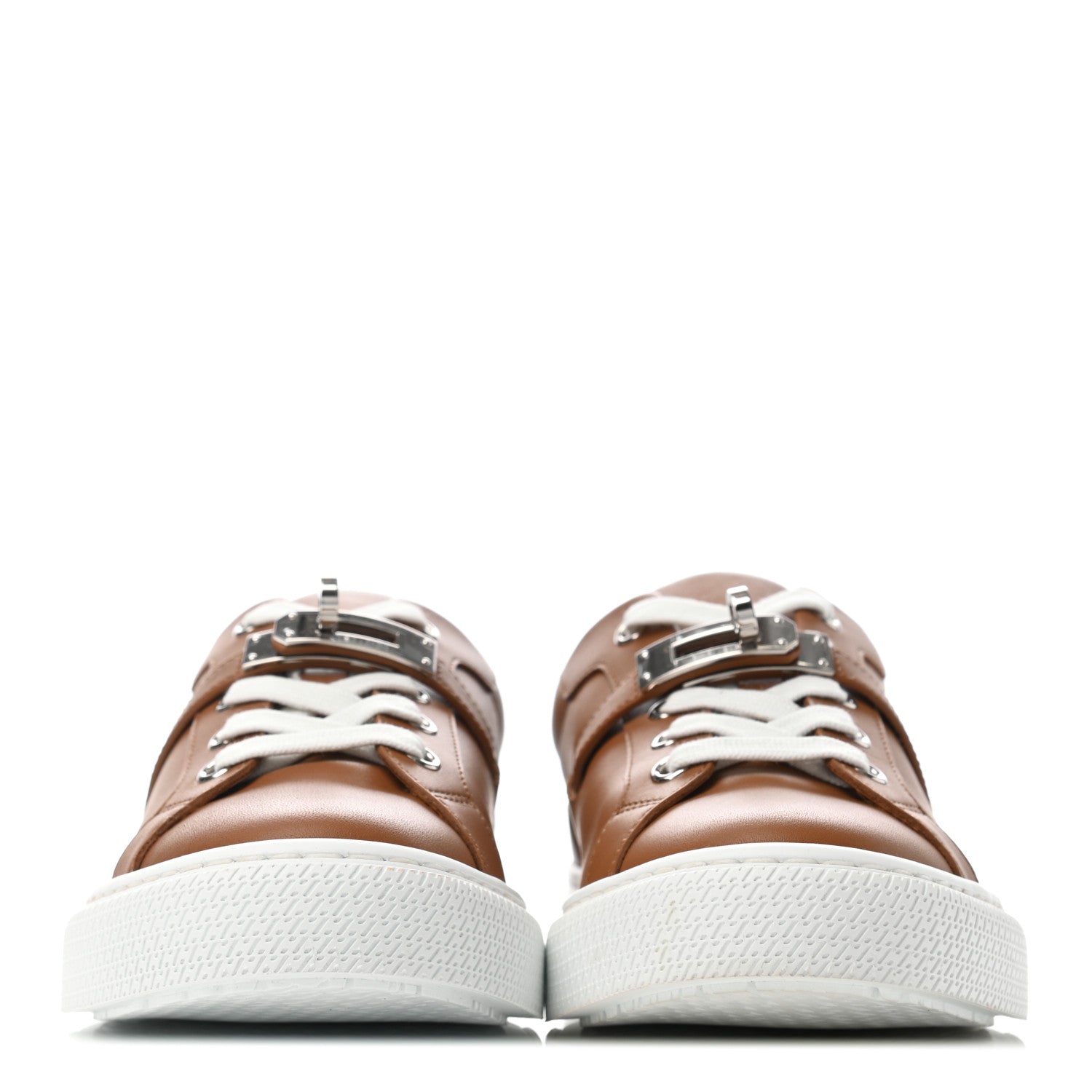 Hermes Calfskin Day Sneakers 36 Gold 2 of 5