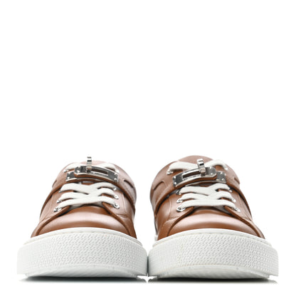 Hermes Calfskin Day Sneakers 36 Gold 2 of 5