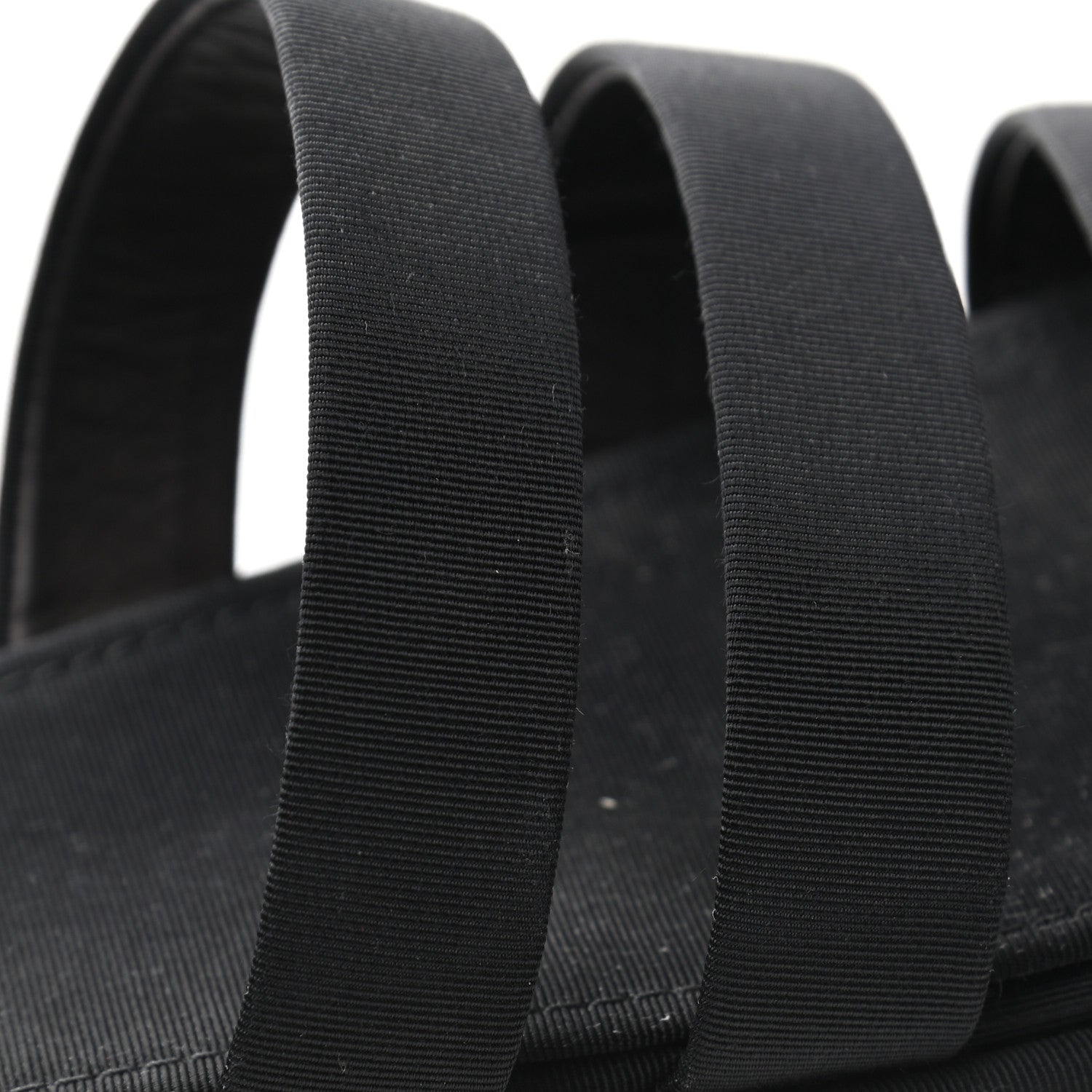 Chanel Grosgrain Pearl Flat Sandals 38.5 Black 11 of 11
