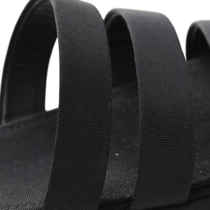 Chanel Grosgrain Pearl Flat Sandals 38.5 Black 11 of 11