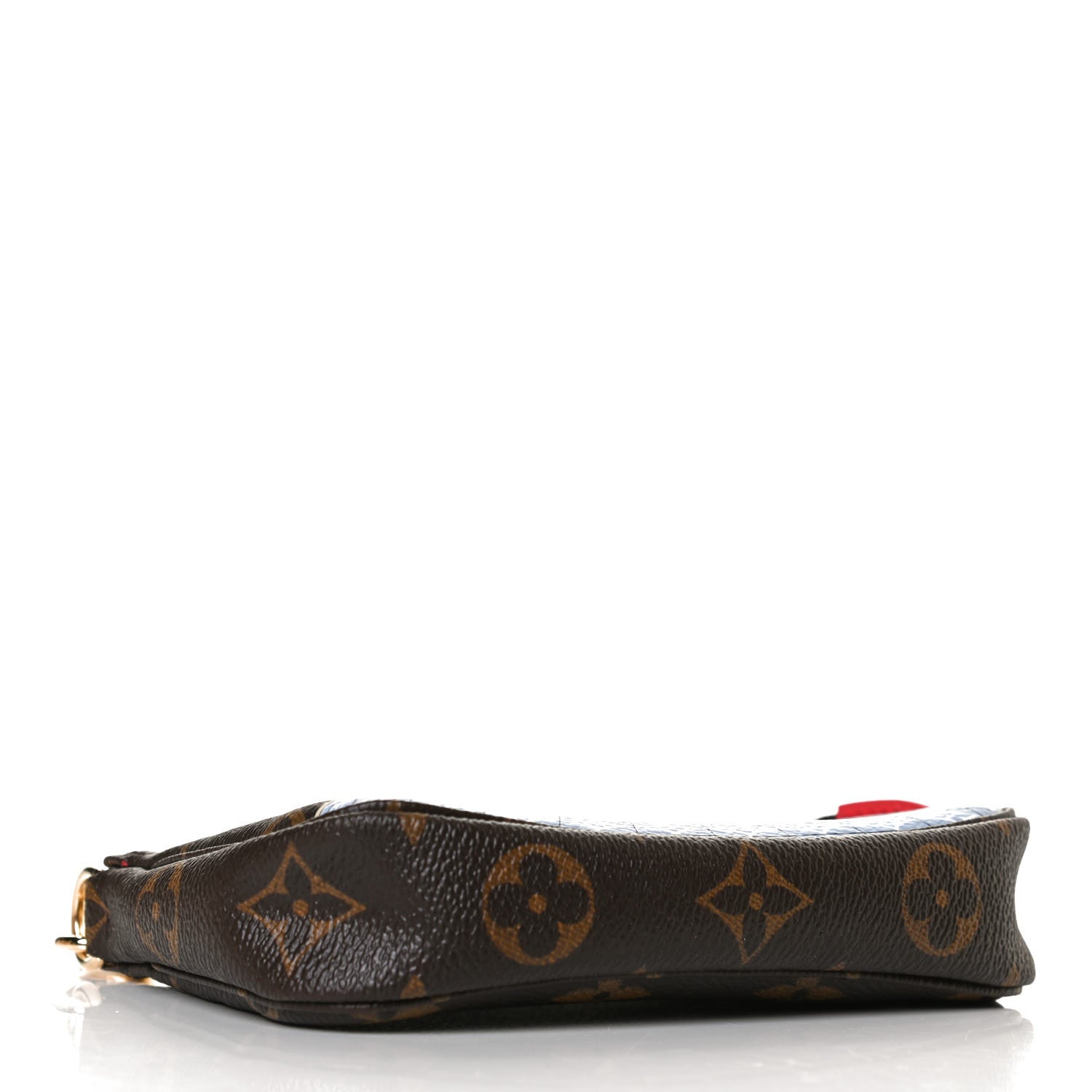 Louis Vuitton Monogram 2021 Christmas Animation London Mini Pochette Accessories Red 6 of 10