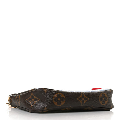 Louis Vuitton Monogram 2021 Christmas Animation London Mini Pochette Accessories Red 6 of 10