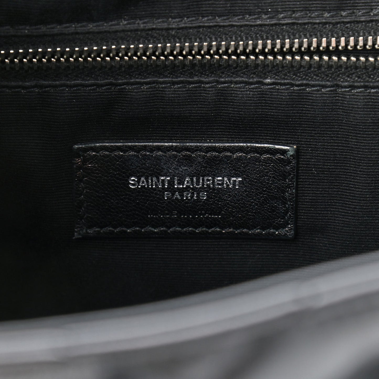 Calfskin Y Quilted Monogram Small Loulou Backpack Black
