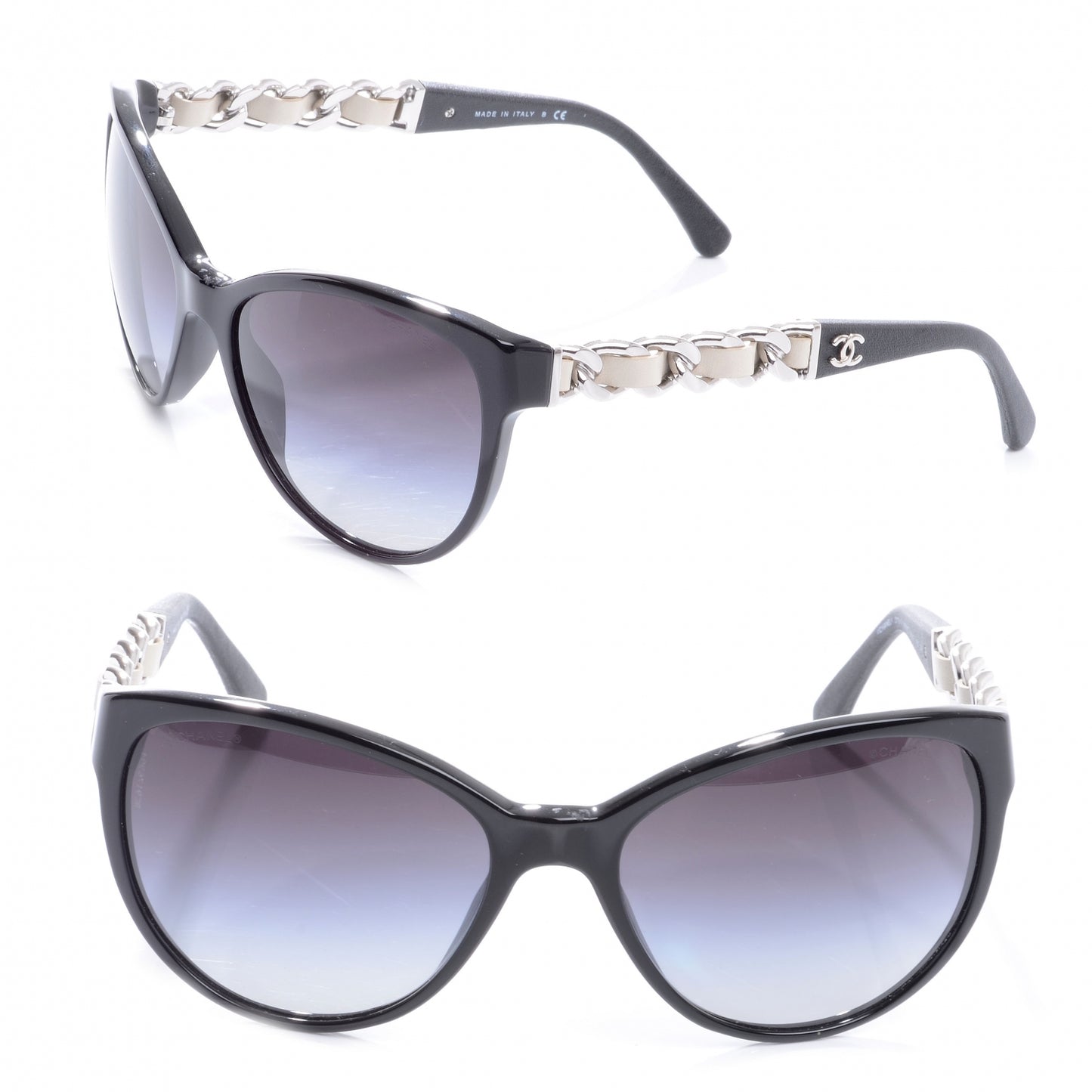 Chain Sunglasses 5212Q Black